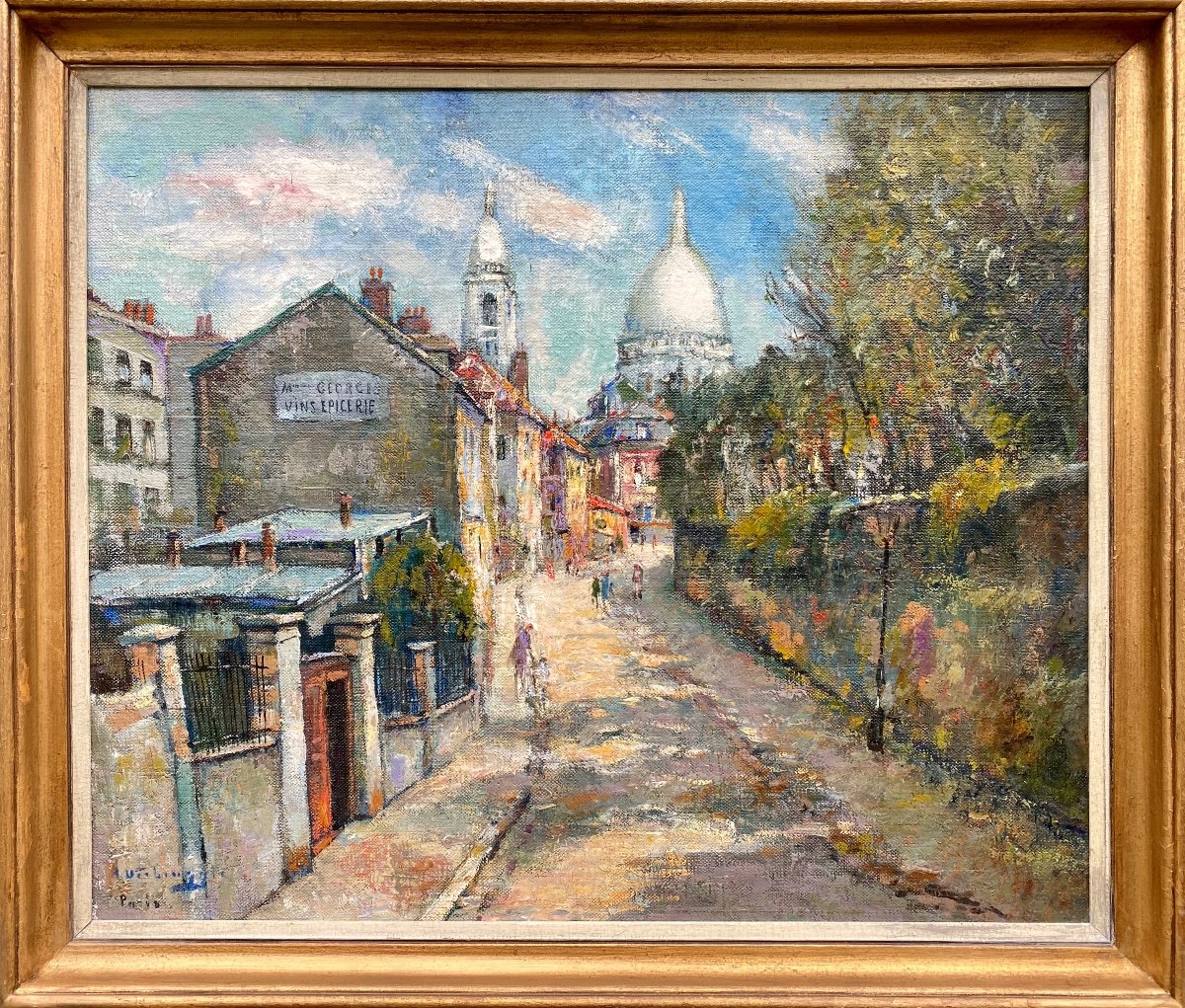 Paris - Montmartre,  Verbrugghe Charles, Bruges 1877 - 1974 Paris, Peintre Belge