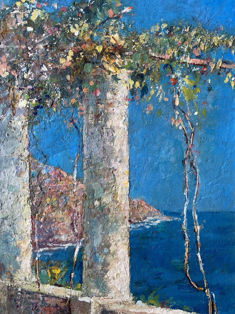 Terrace View Dei Cappuccini, Convento Di Amalfi, Verbrugghe Charles, Bruges 1877 – 1974 Paris-photo-2