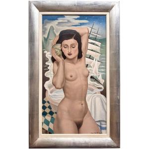 Omer Van De Weyer ( Louvain 1910 - ? ) - ' The Voice Of The Shell - Franciska Léona Rochtus '