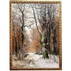 Gustav Adolf Schweitzer (1847 - 1914) - « Winter Silence - Düsseldorf 1894 »