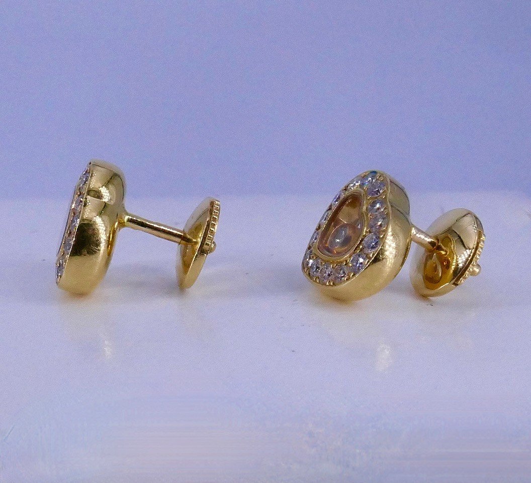 Boucles d'Oreilles Coeur Chopard Happy Diamonds-photo-2