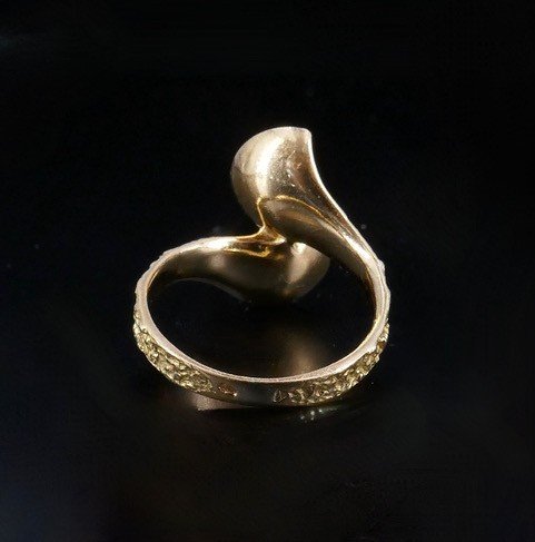 Toi Et Moi Emerald Diamond Ring 1970-photo-5