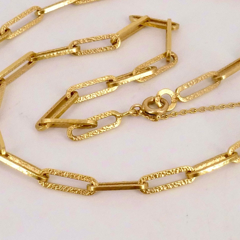 Long Gay Frères Yellow Gold Chain-photo-3