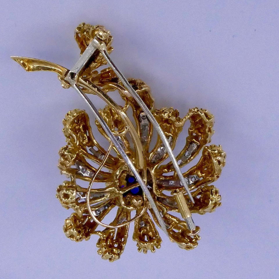 Broche fleur Van Cleef and Arpels atelier André Vassort-photo-1