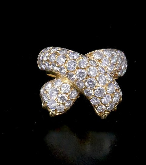 Fred's Feline Shadow Diamond Ring 