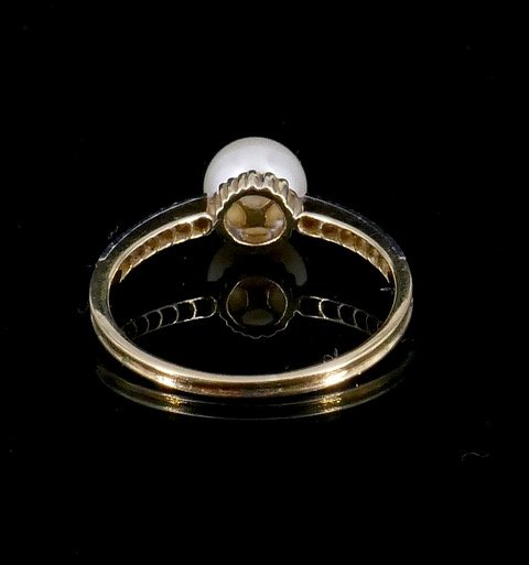 Early 20th-century Pearl Ring -photo-3