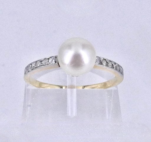 Early 20th-century Pearl Ring -photo-4