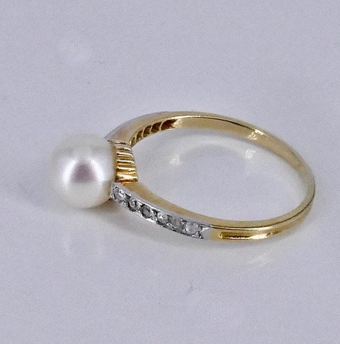 Early 20th-century Pearl Ring -photo-1