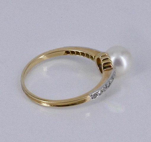 Early 20th-century Pearl Ring -photo-2