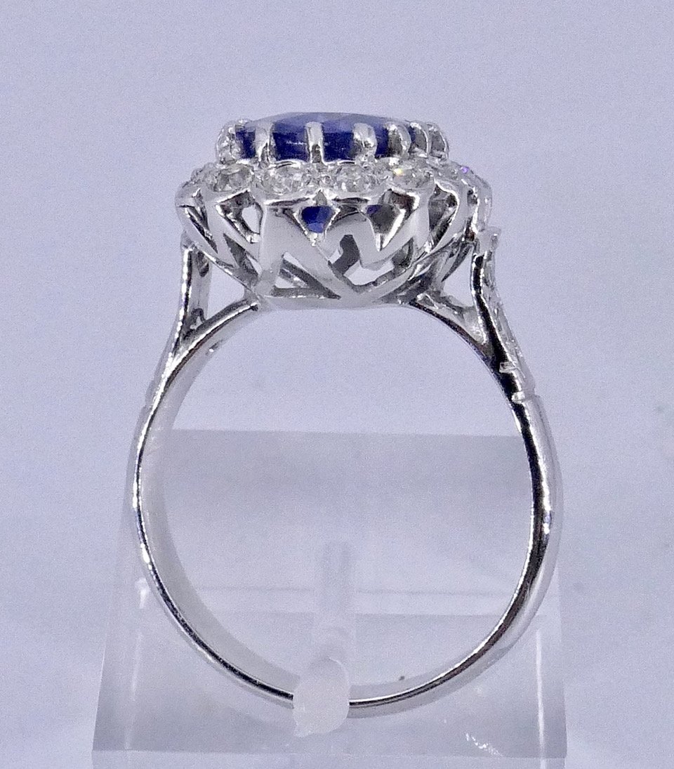 1920s Ceylon Sapphire Pompadour Ring-photo-1