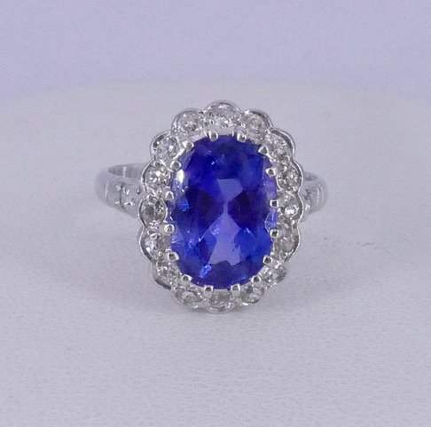 1920s Ceylon Sapphire Pompadour Ring-photo-6
