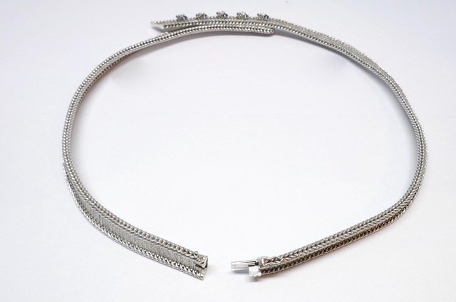 Necklace In White Gold 1960-photo-3