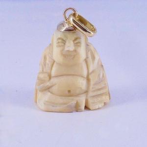 Pendentif Bouddha Os