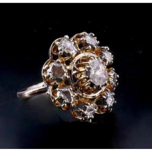 Provençal Rose Cut Diamond Ring 