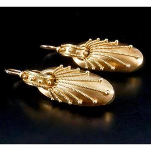 Boucles d'Oreilles XIX ème Siècle 