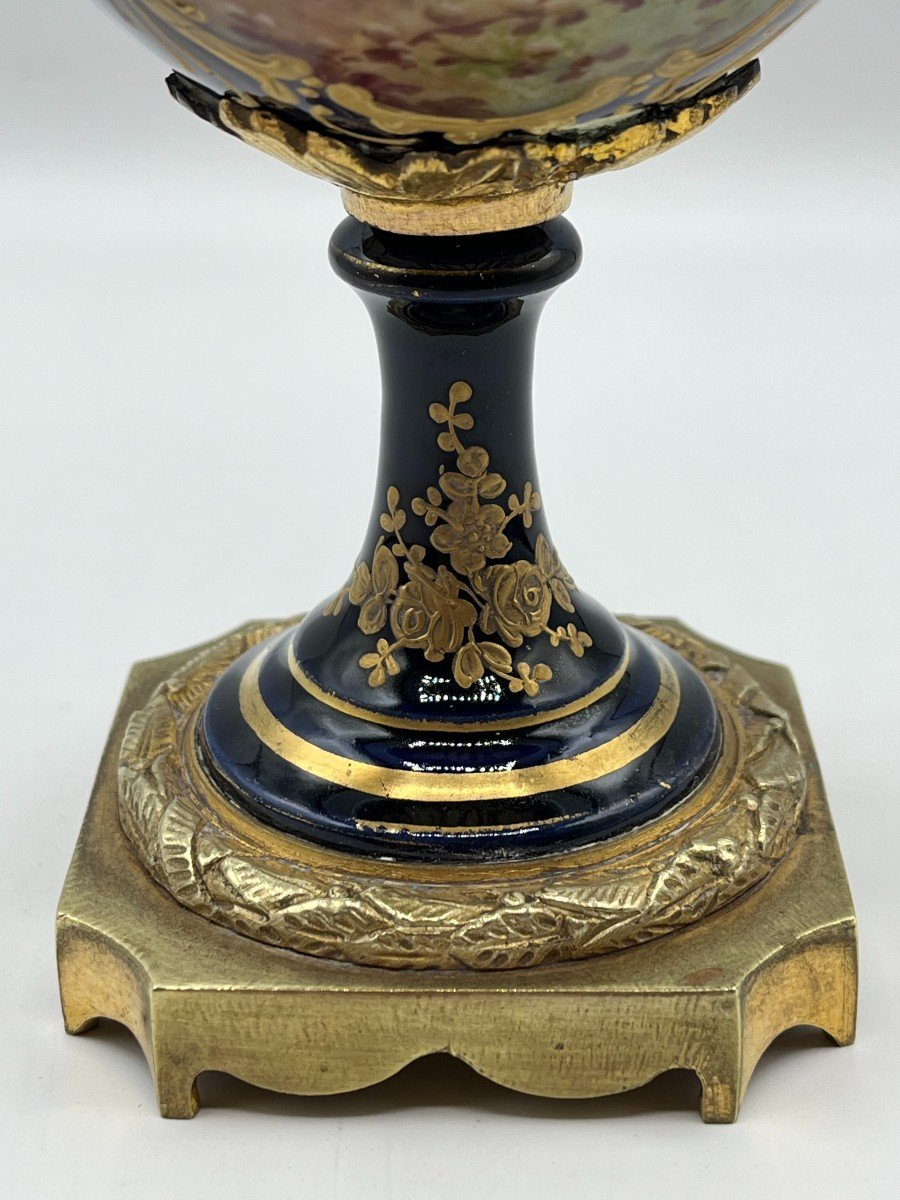 Vase En Porcelaine. Epoque Napoléon III-photo-4