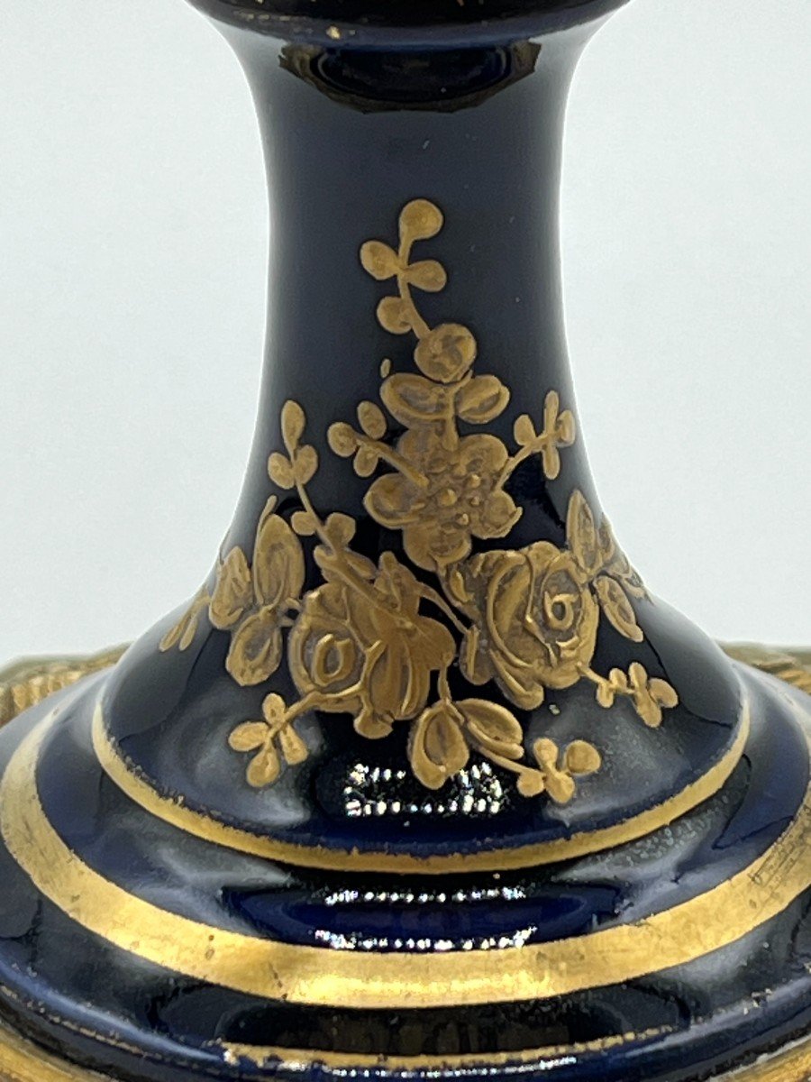 Vase En Porcelaine. Epoque Napoléon III-photo-4