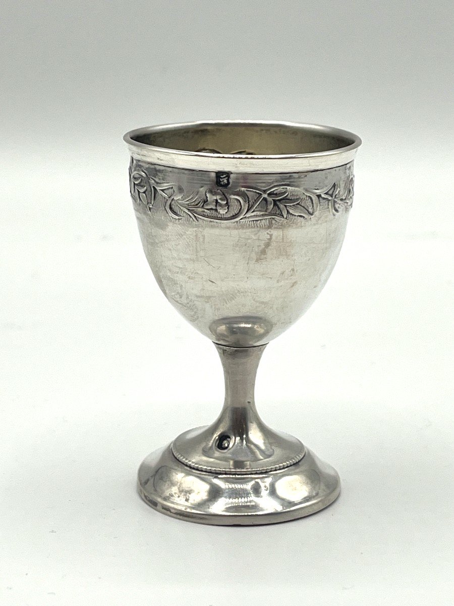 Egg Cup In Sterling Silver