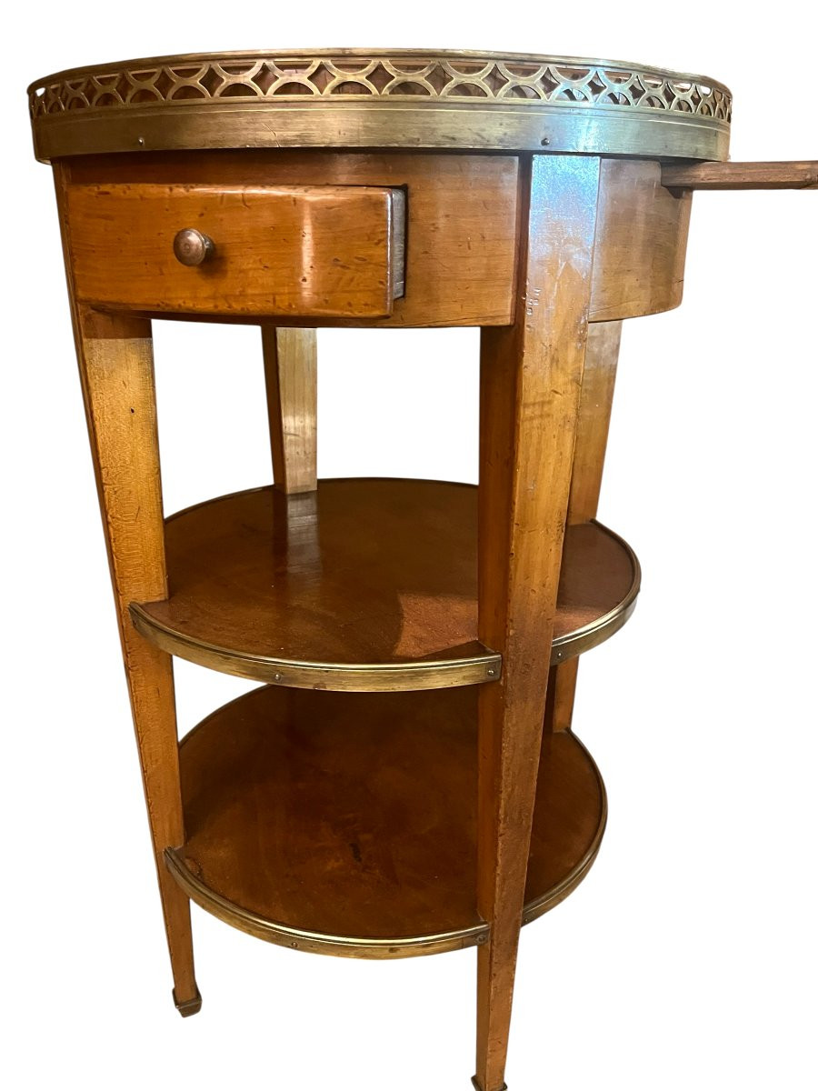 Pedestal Table With Stopper. Late 18th, Early 19th Century.-photo-3