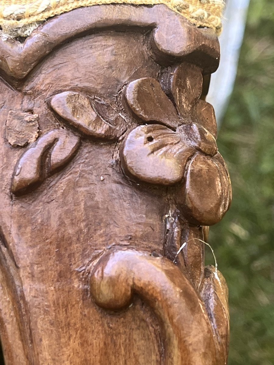 Pair Of  Flat-backed Armchairs . Louis XV Period. Stamped Gourdin-photo-8