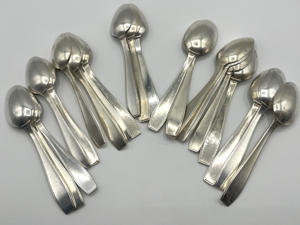 Christofle. Housewife In Solid Silver, Atlas Model, Luc Lanel -photo-4