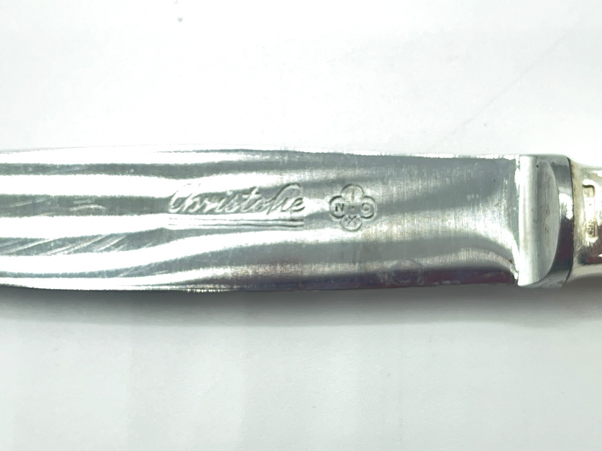 Christofle. Housewife In Solid Silver, Atlas Model, Luc Lanel -photo-7