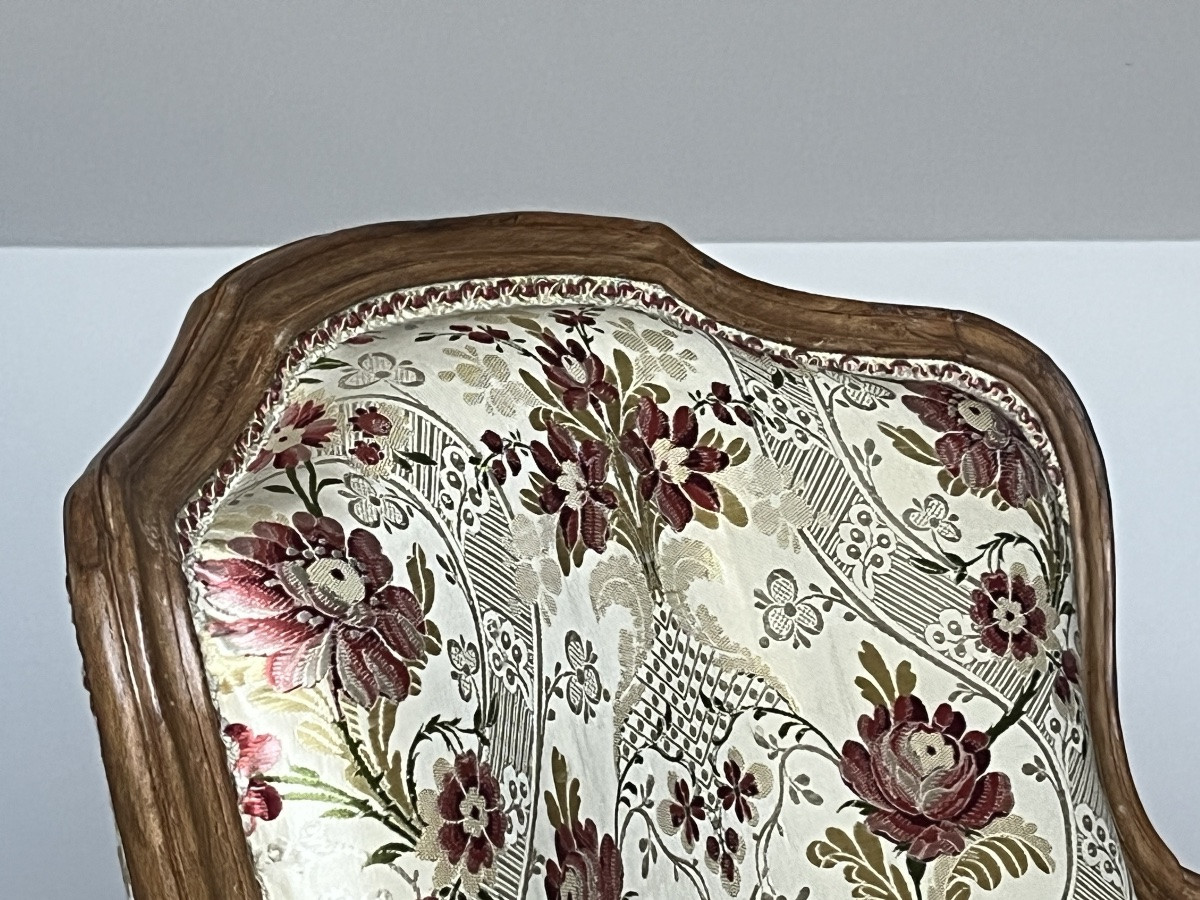Pair Of Armchairs, Louis XV Period-photo-1
