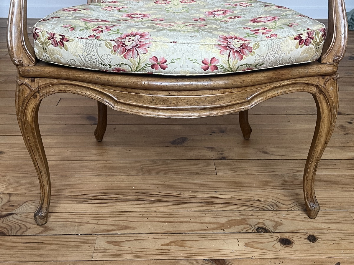 Pair Of Armchairs, Louis XV Period-photo-4