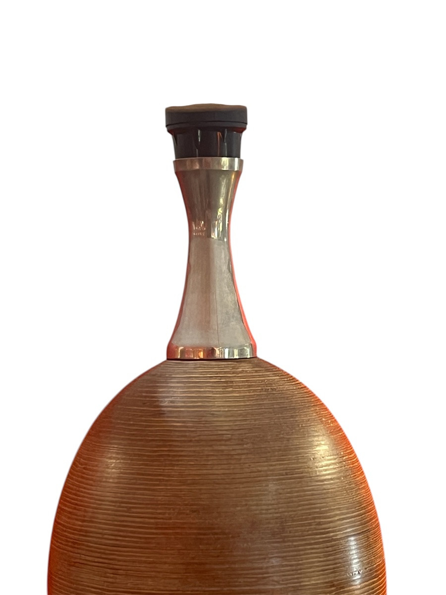 Lamp Attributed To Philippe Barbier . 70's-photo-2