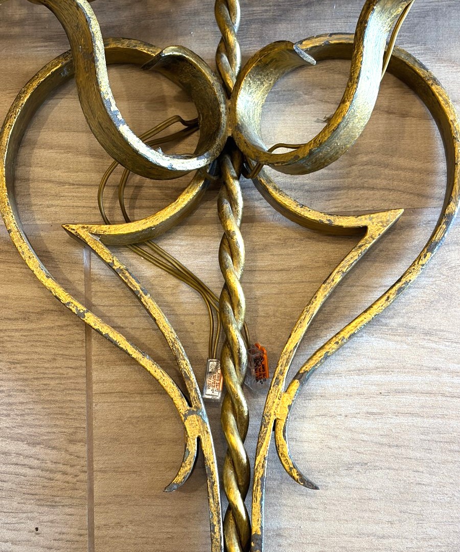 Pair Of Wall Sconces, 1940s-photo-1