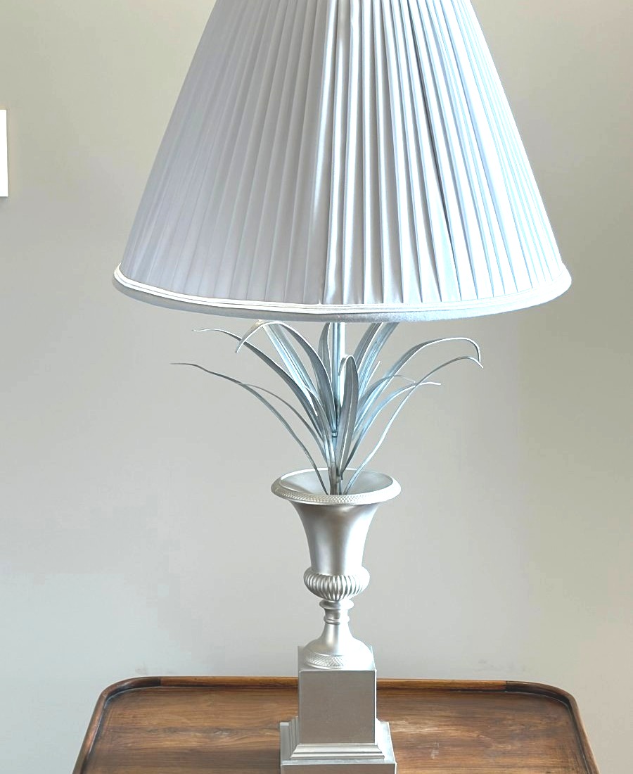 MAISON CHARLES. Lampe palmier. Vers 1970