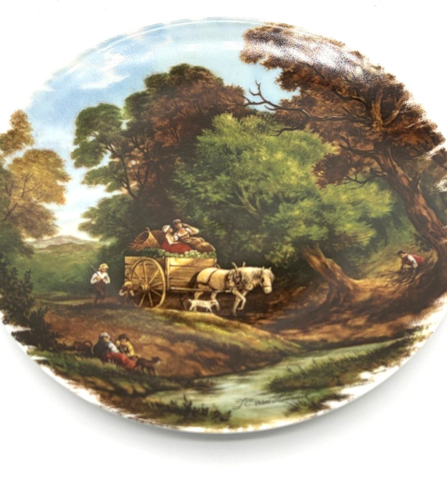 Limoges. Pair Of Decorative Plates Signed By Van Hunnik-photo-2