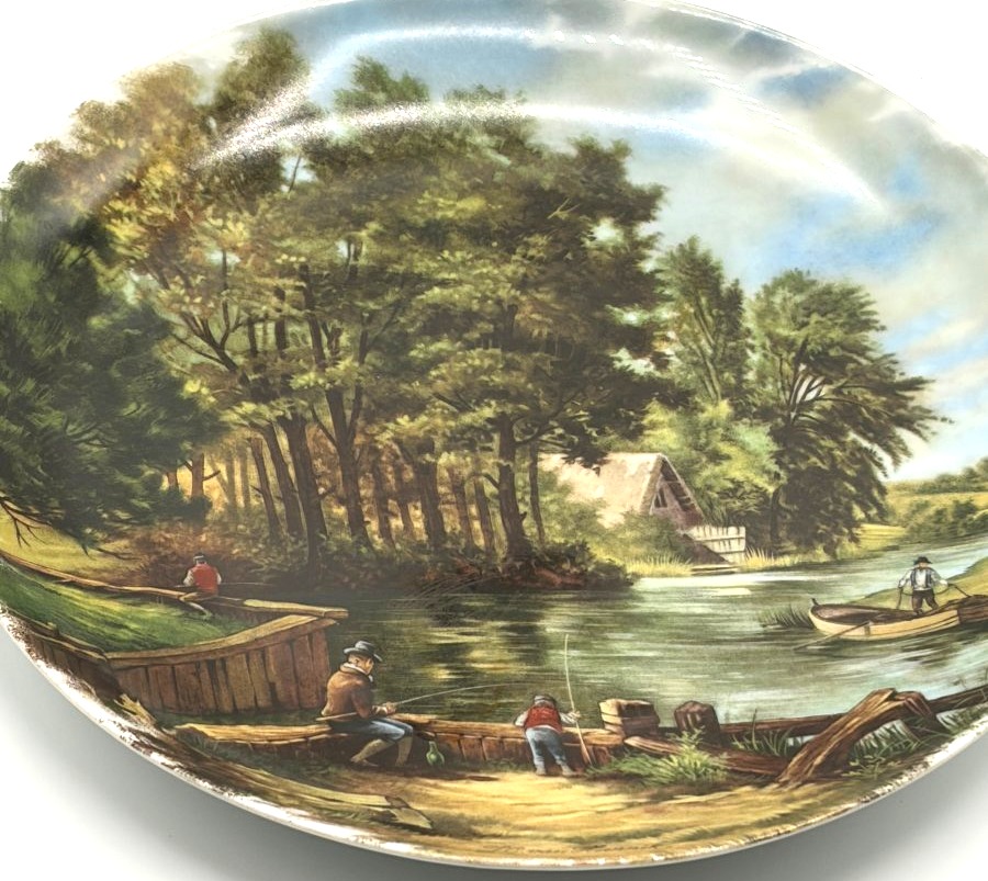 Limoges. Pair Of Decorative Plates Signed By Van Hunnik-photo-1