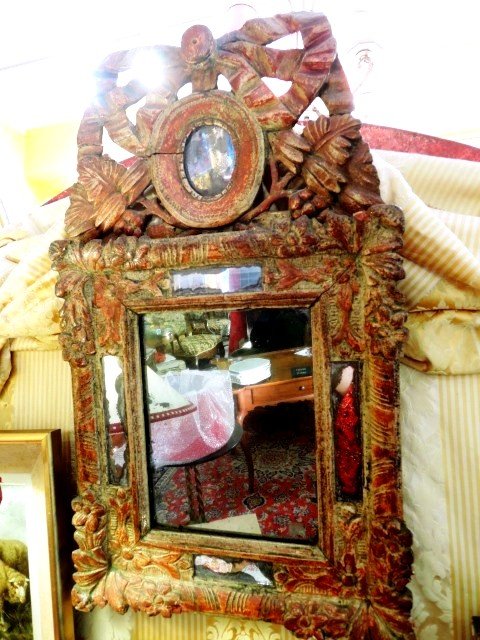 Miror In Golden Wood. XVIIIth Period-photo-4