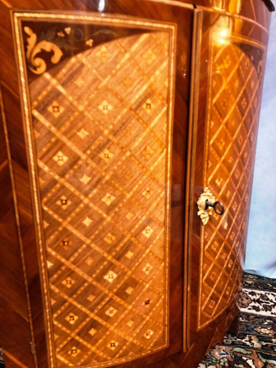 Pair Of Marquetry Chests Of Drawers. Period XIXth Century-photo-5