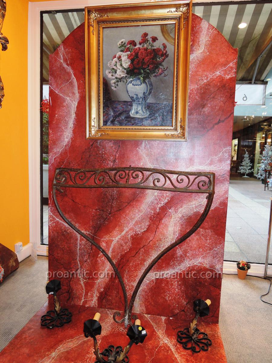 Wrought Iron Console-photo-2