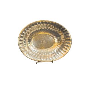 Christofle.bread Or Fruit Basket In Silver-plated Metal.