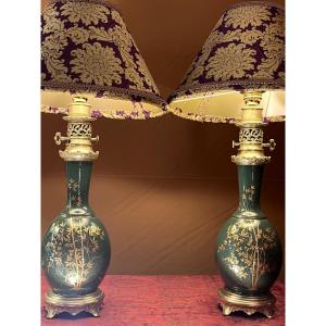 Paire de lampes, Epoque Napoléon III