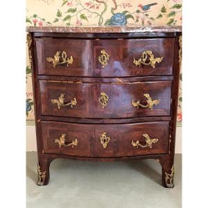 Chest Of Drawers, With Curved Front, Regence Period