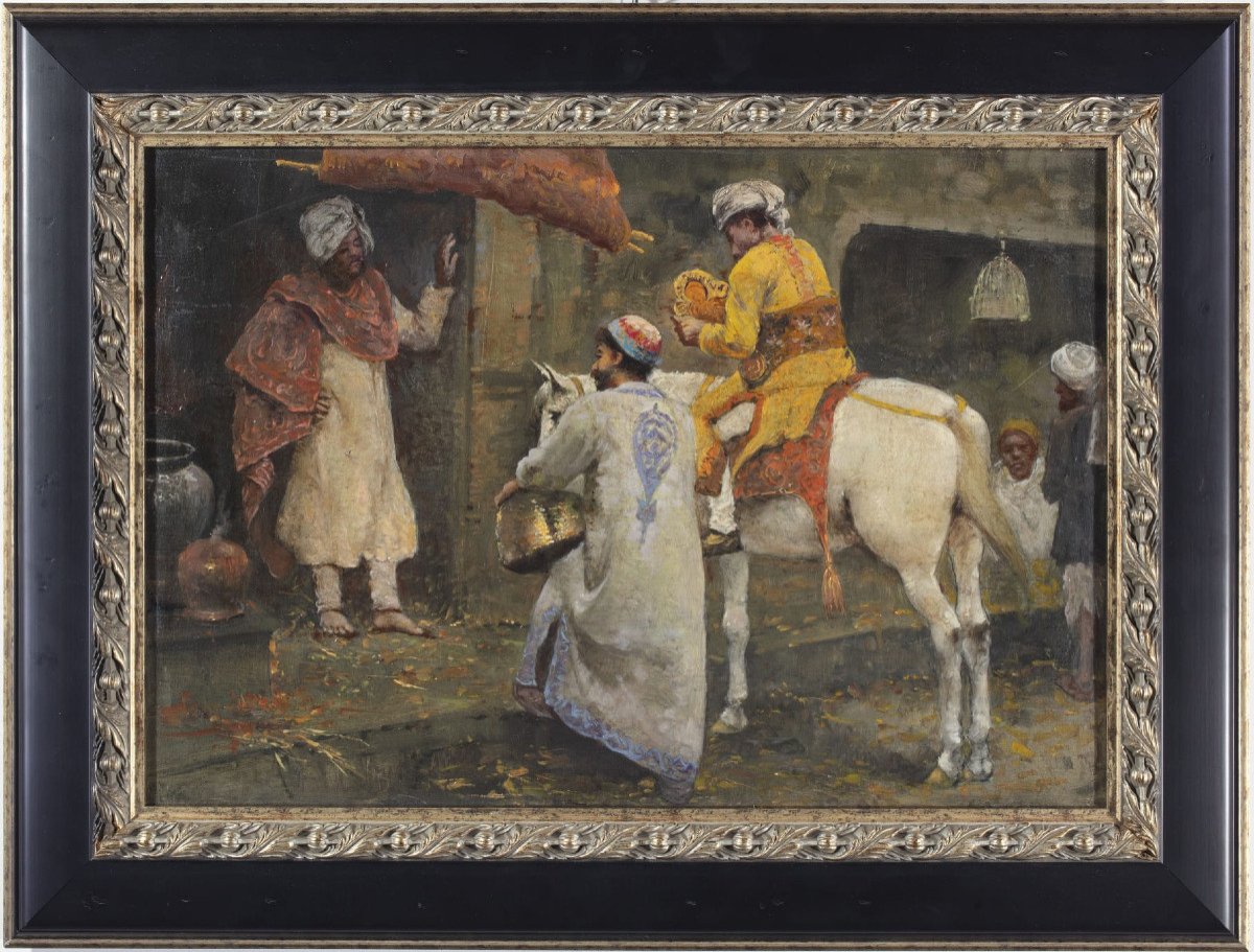 Orientalist Painter Of The Late 19th Century