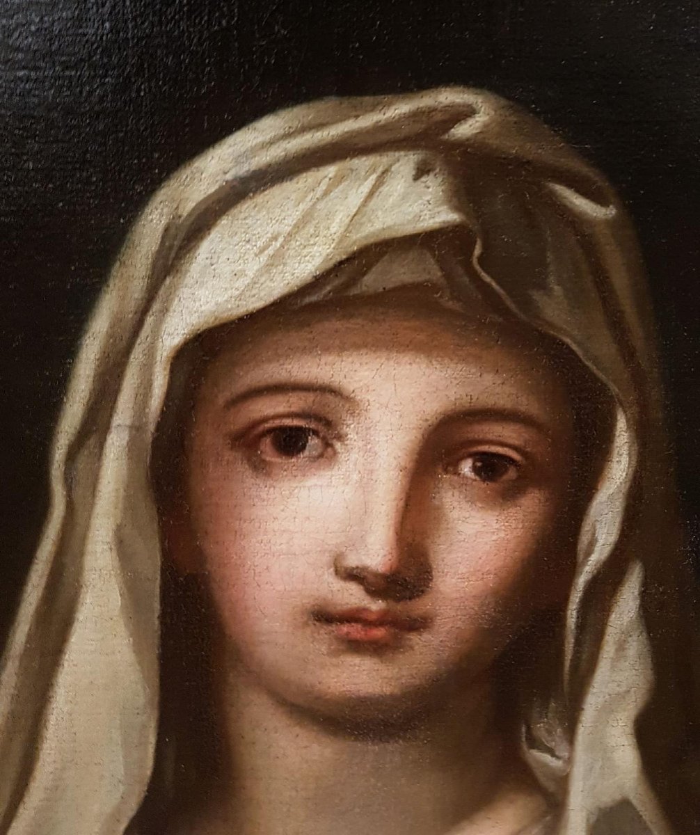 Vestale Vierge Tuccia, école Romaine Du XVIIe Siècle-photo-3