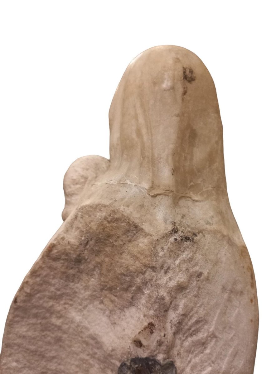Madonna And Child In Marble-photo-2