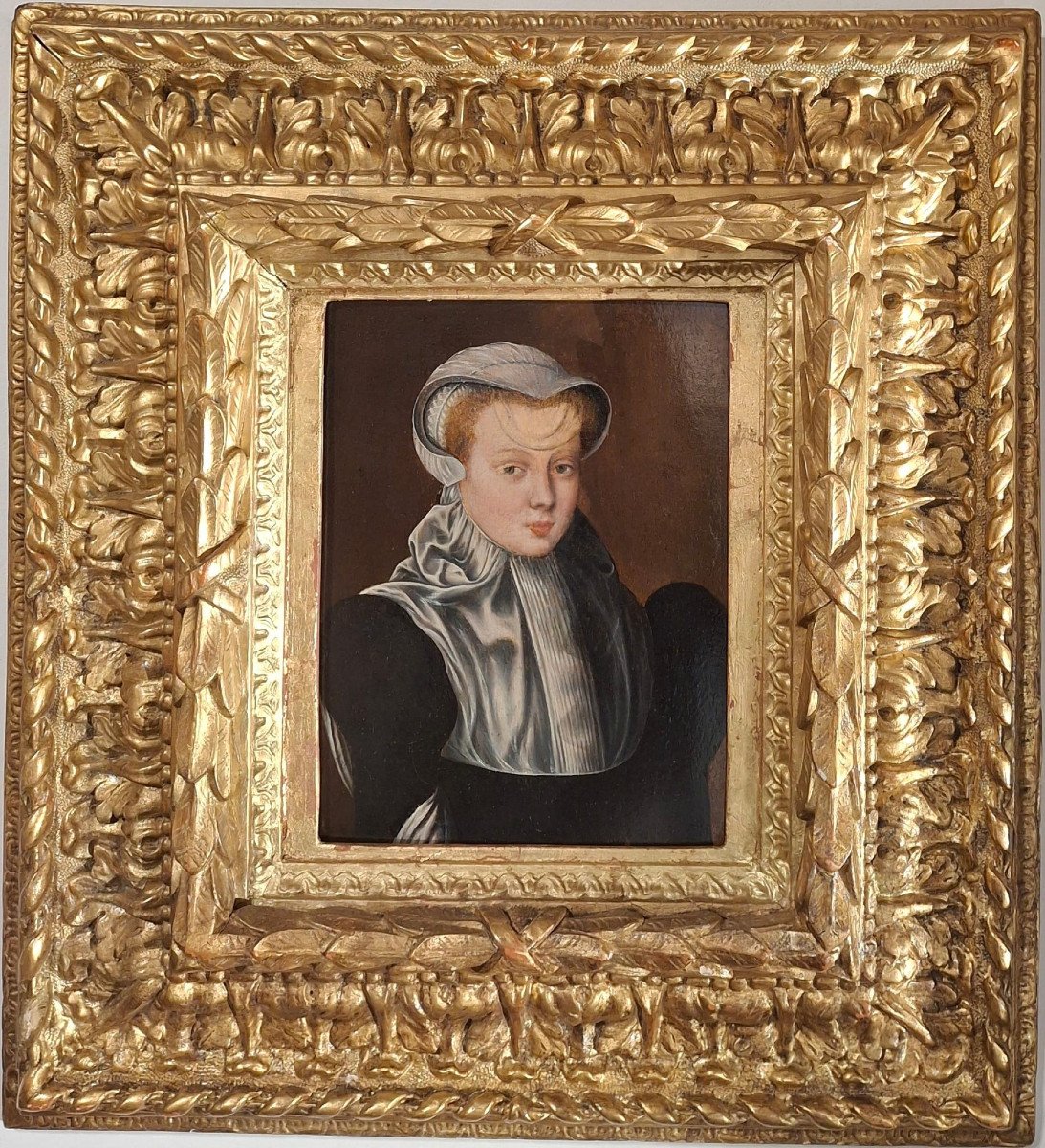 Portrait d'Une Noble, Peintre Allemand Du XVIe Siècle