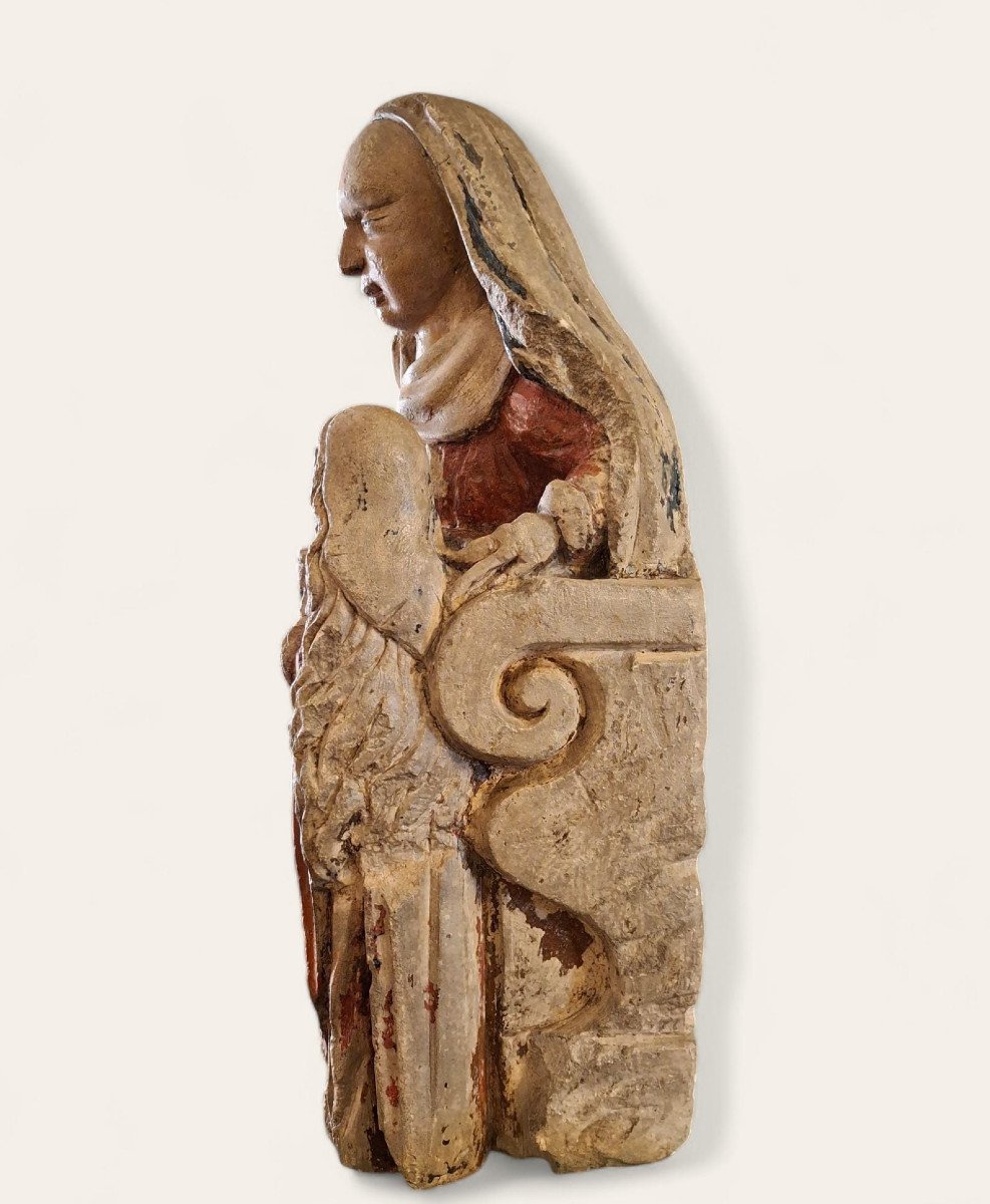 Painted Stone Sculpture-photo-2