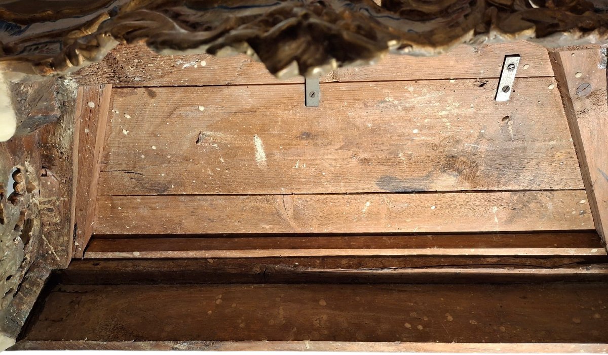 Louis XV Lacquered And Gilded Console Table-photo-2