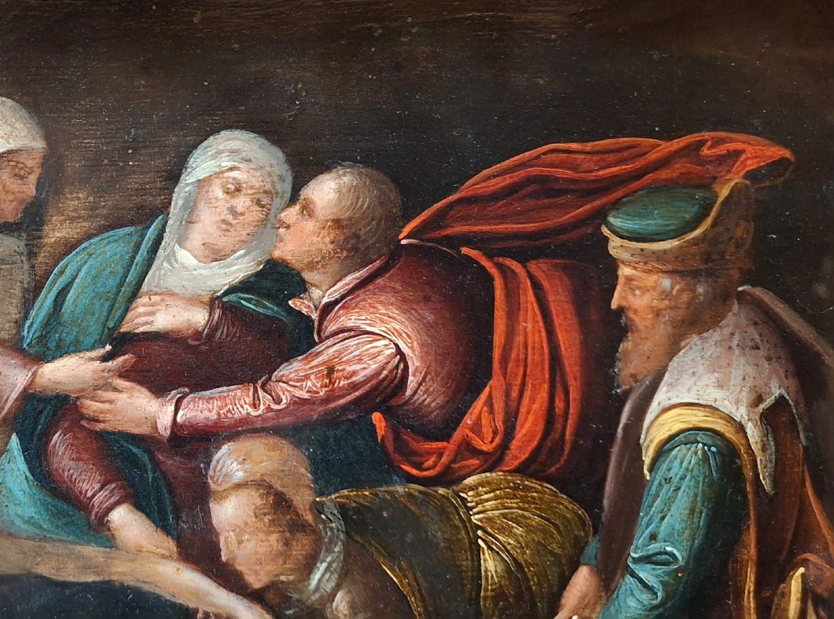Lamentation sur la Déposition du Christ, entourage de Frans Francken II-photo-3