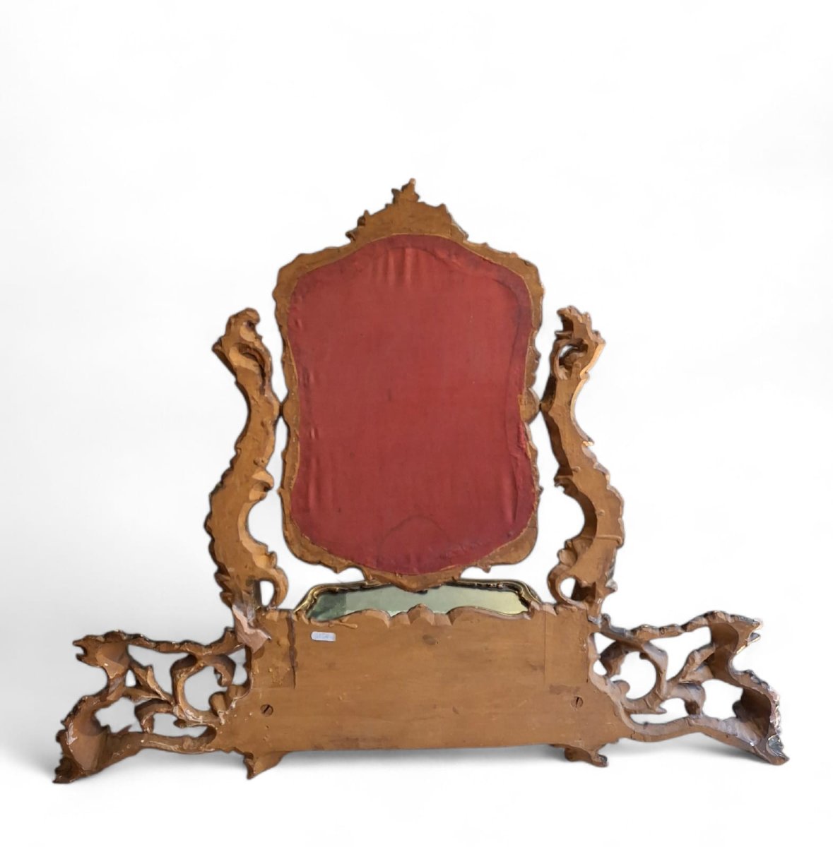 Petit miroir de coiffeuse, avec étui-photo-3