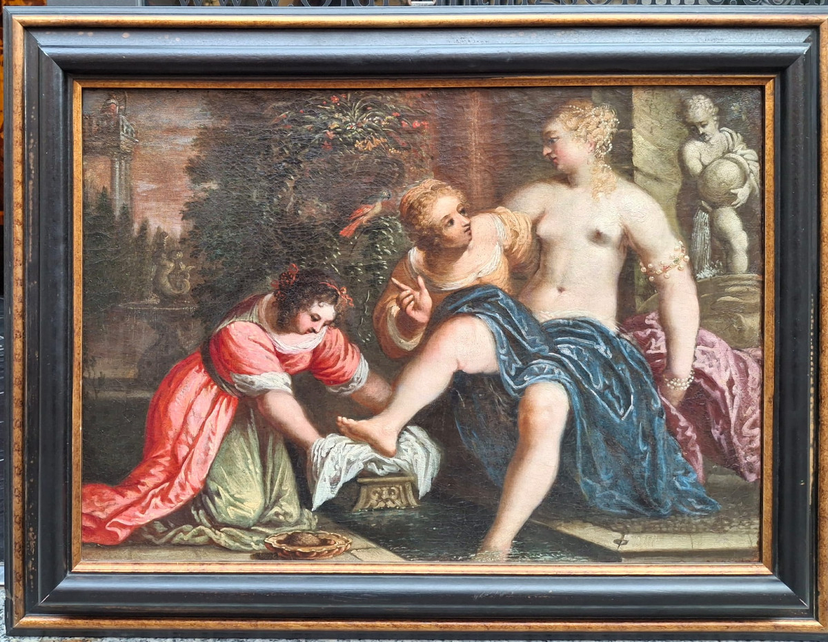 Bathsheba se baignant, peintre vénitien
