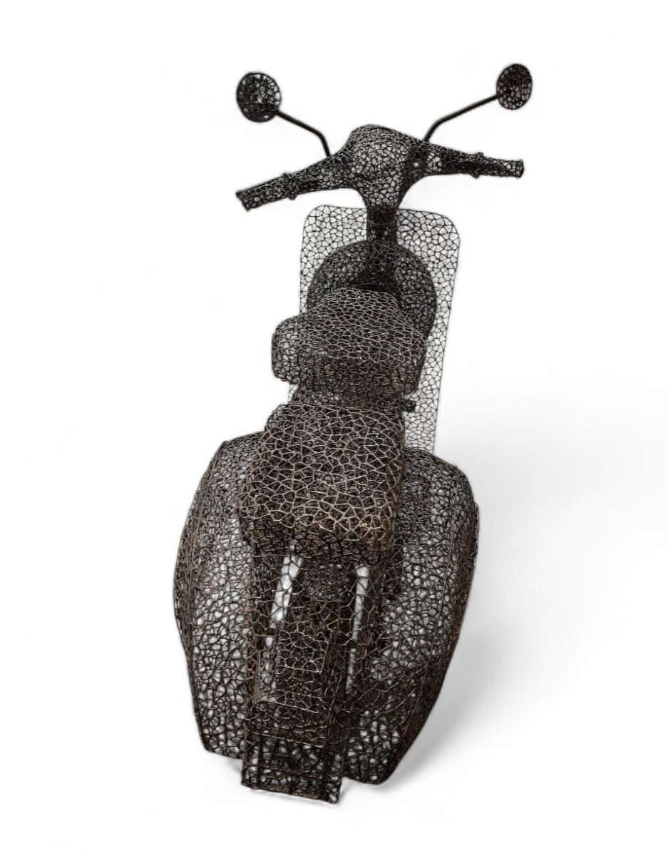 Anacleto Spazzapan, Vespa en fer-photo-2