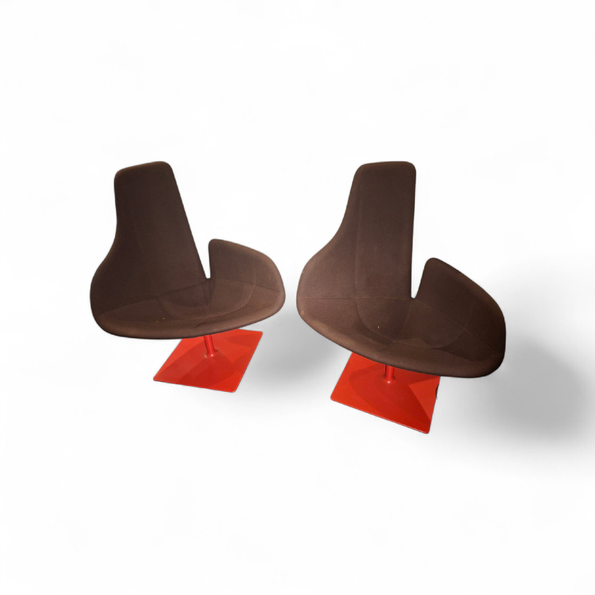 Two Fjord Armchairs By Patricia Urquiola